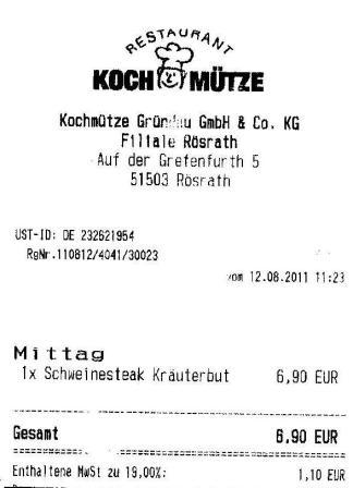 disv Hffner Kochmtze Restaurant